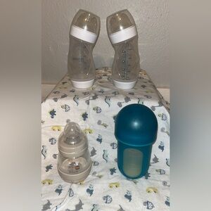 Baby Bottle Set of 4; playtex, mam, boon bottles